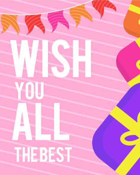 Wish you all the best card