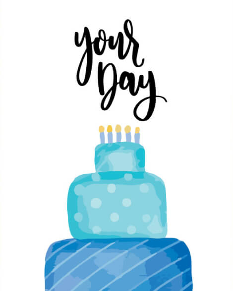 Your day birthday card